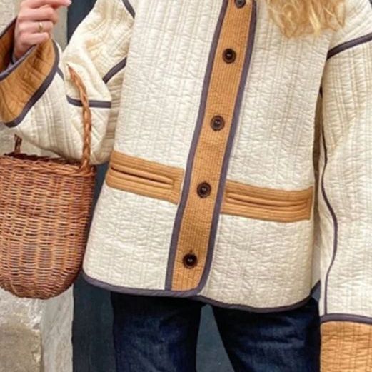 Ladies trendy quilted jacket Lune London