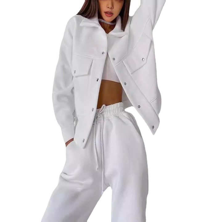 Casual set for women in sweatshirt and jogger pants Lune London