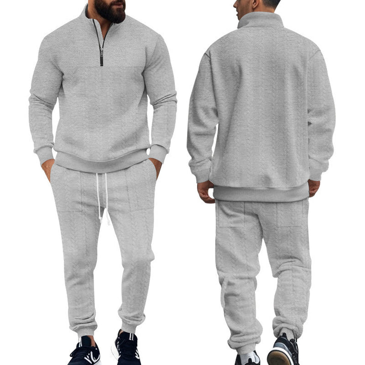 Lune London breathable sports leisure set for men with textured design