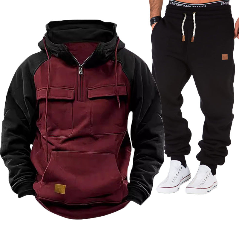 Functional sweater for men with practical pockets Lune London