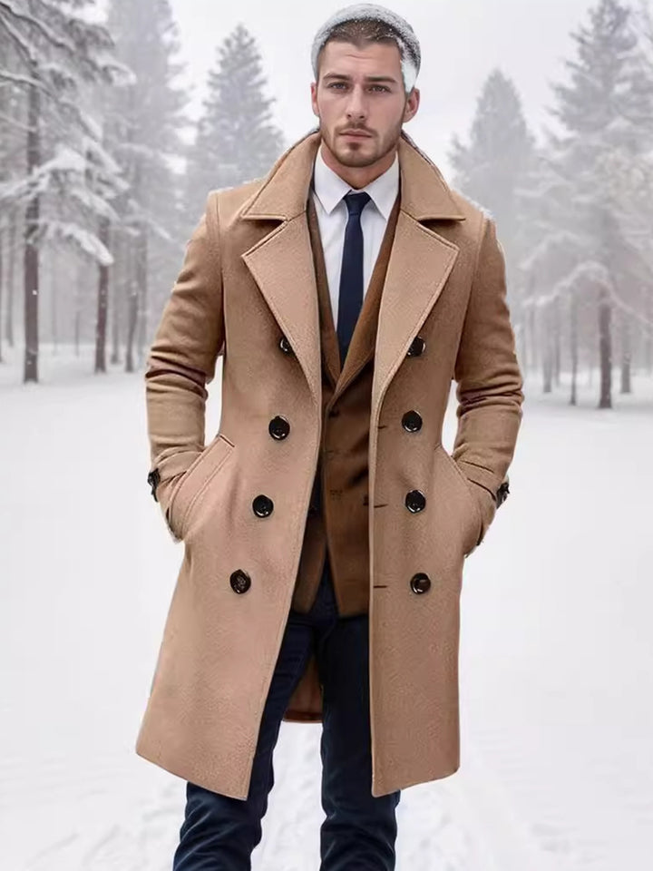 Elegant wool coat for men Lune London