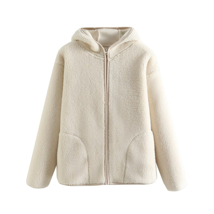 Veste en polaire confortable pour femmes avec capuche et poches pratiques Chic & Stil