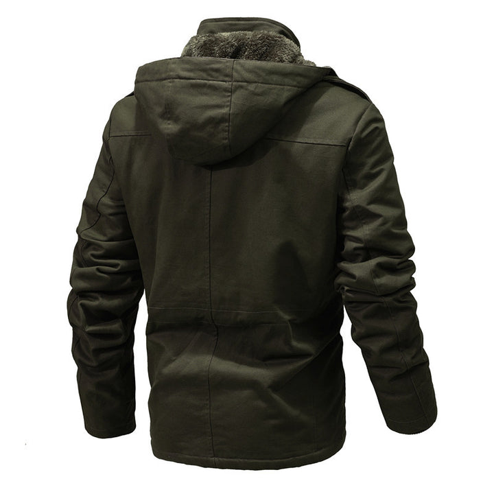 Veste d'hiver robuste pour hommes avec doublure en teddy chaude Lune London