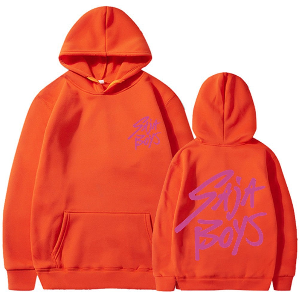 Women's hoodie with distinctive lettering and kangaroo pocket Chic & Stil