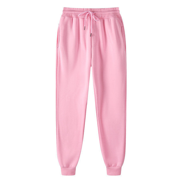 Comfortable training pants for ladies with elastic waistband and side pockets Lune London