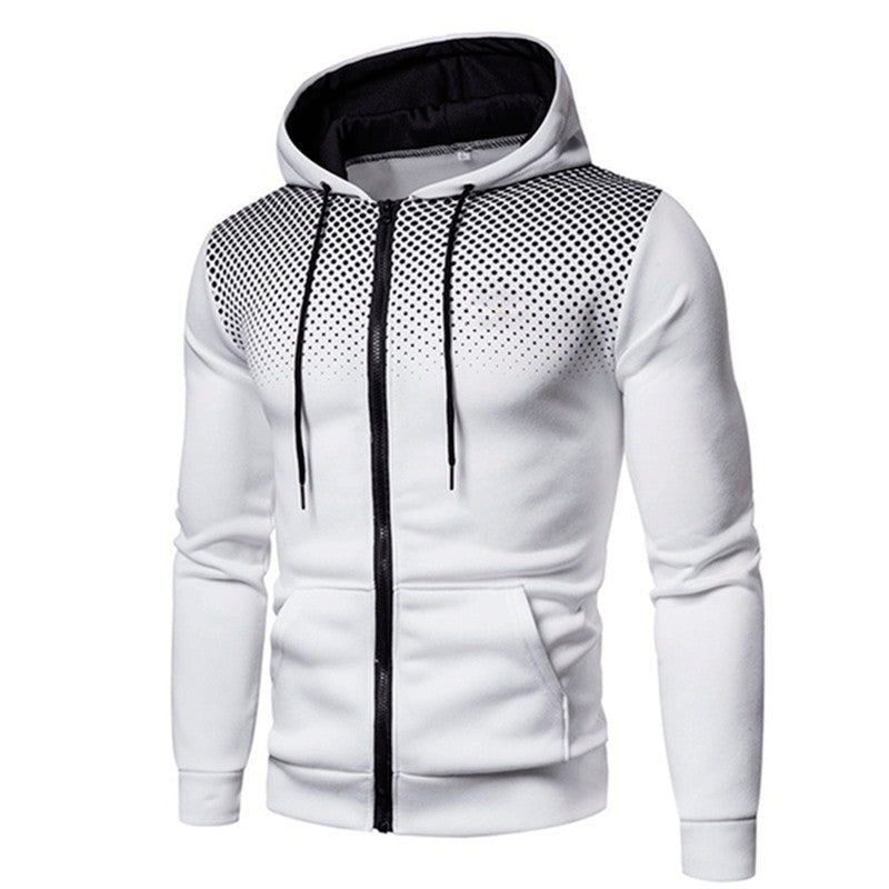 Sports hoodie for men with a stylish zipper and breathable material Lune London