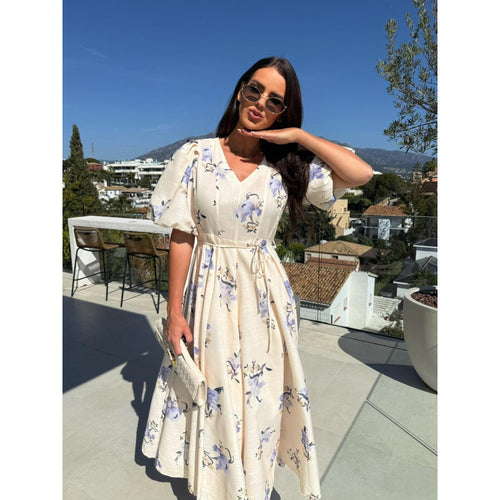 Ladies Flowers Maxi Dress Lune London