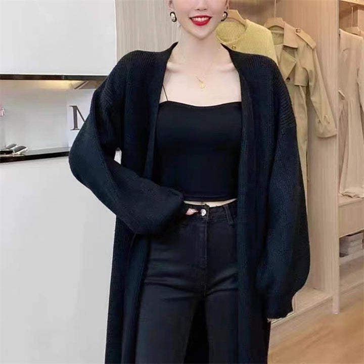 Cardigan Tricot à Manches Longues pour Femmes en Matériau Doux et Volumineux Chic & Stil