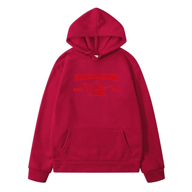Women's Hooded Sweater with Eye-Catching Logo Design Chic & Stil