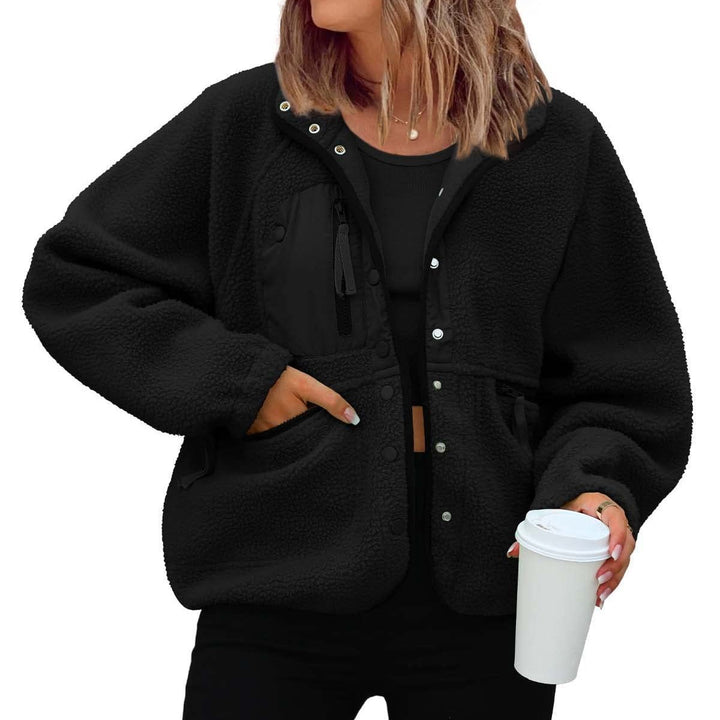 Ladies cozy fleece jacket with practical pockets Lune London