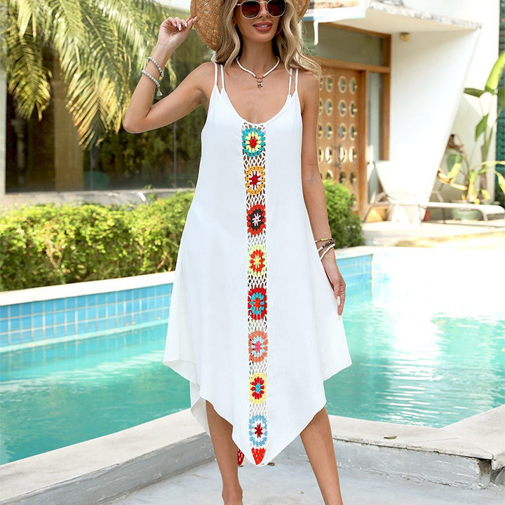 Lune London bohemian style fluid midi dress for women