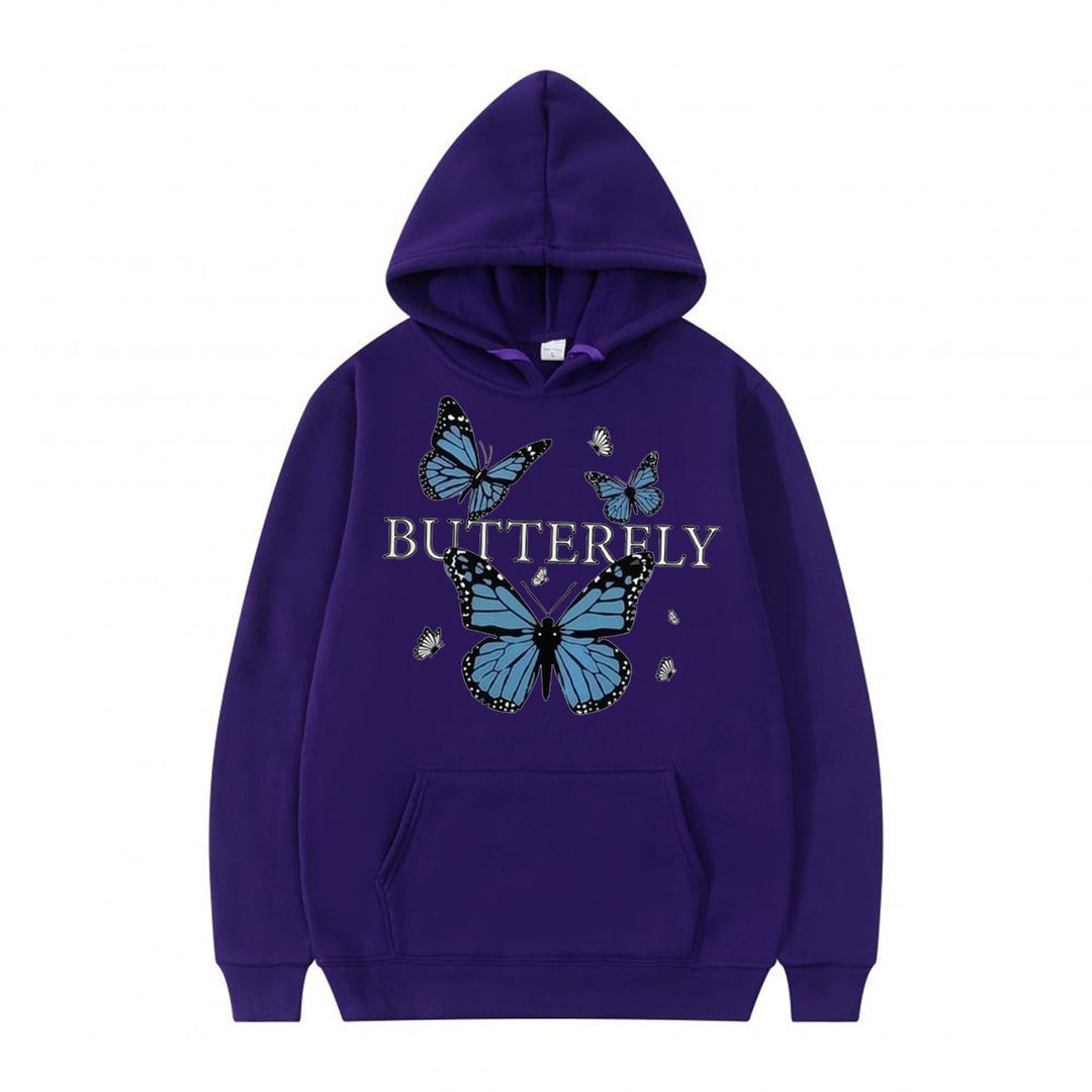 Women's hoodie with butterfly motif Chic & Stil