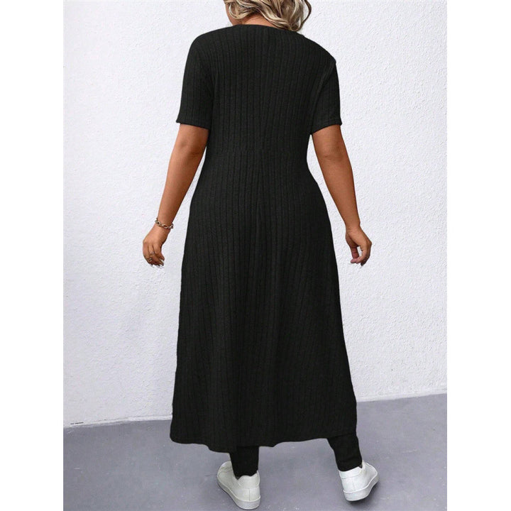 Comfortable knitted dress for women and leggings set Lune London