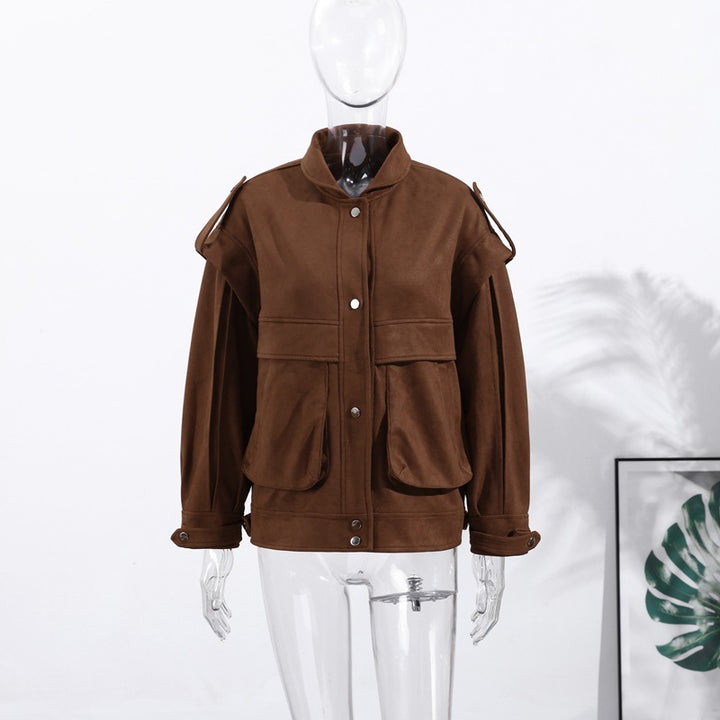 Women Oversized Velvet Jacket Lune London