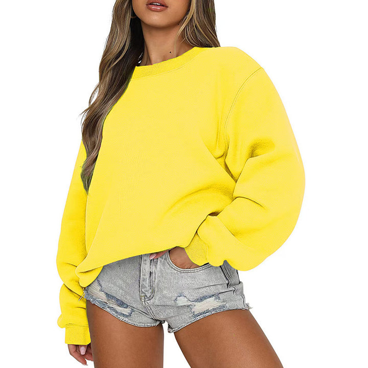 Ladies Oversized Sweatshirt with a relaxed fit and soft sleeves Lune London