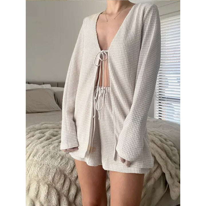 Casual cardigan for women with deep V-neck and oversized fit Lune London