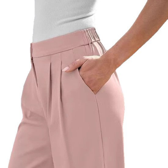 Elegant and casual high-waisted pants for women with practical pockets Lune London