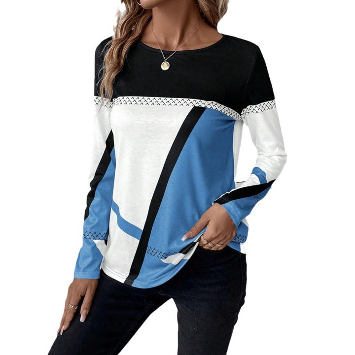 Trendy long sleeve shirt for women with graphic pattern Lune London