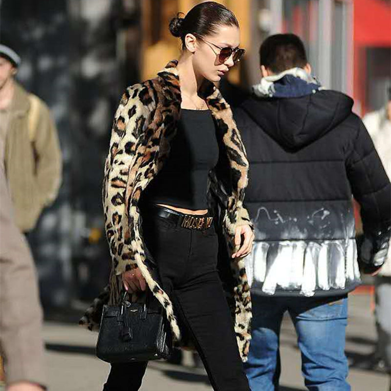Ladies Oversized Faux Fur Coat Lune London