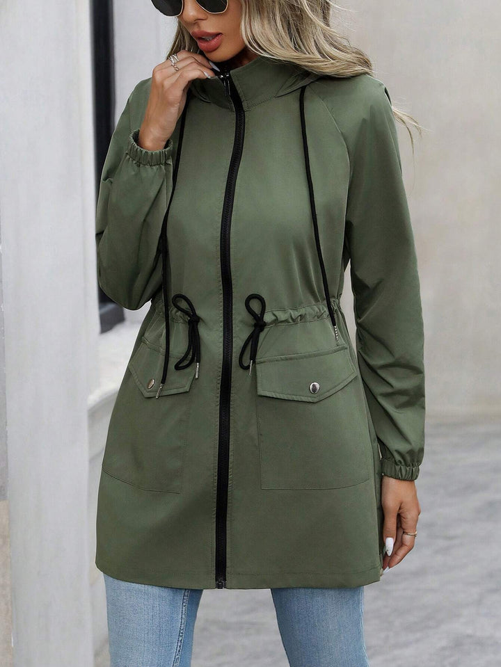 Leisure jacket for women with adjustable waist and practical outer pockets Lune London