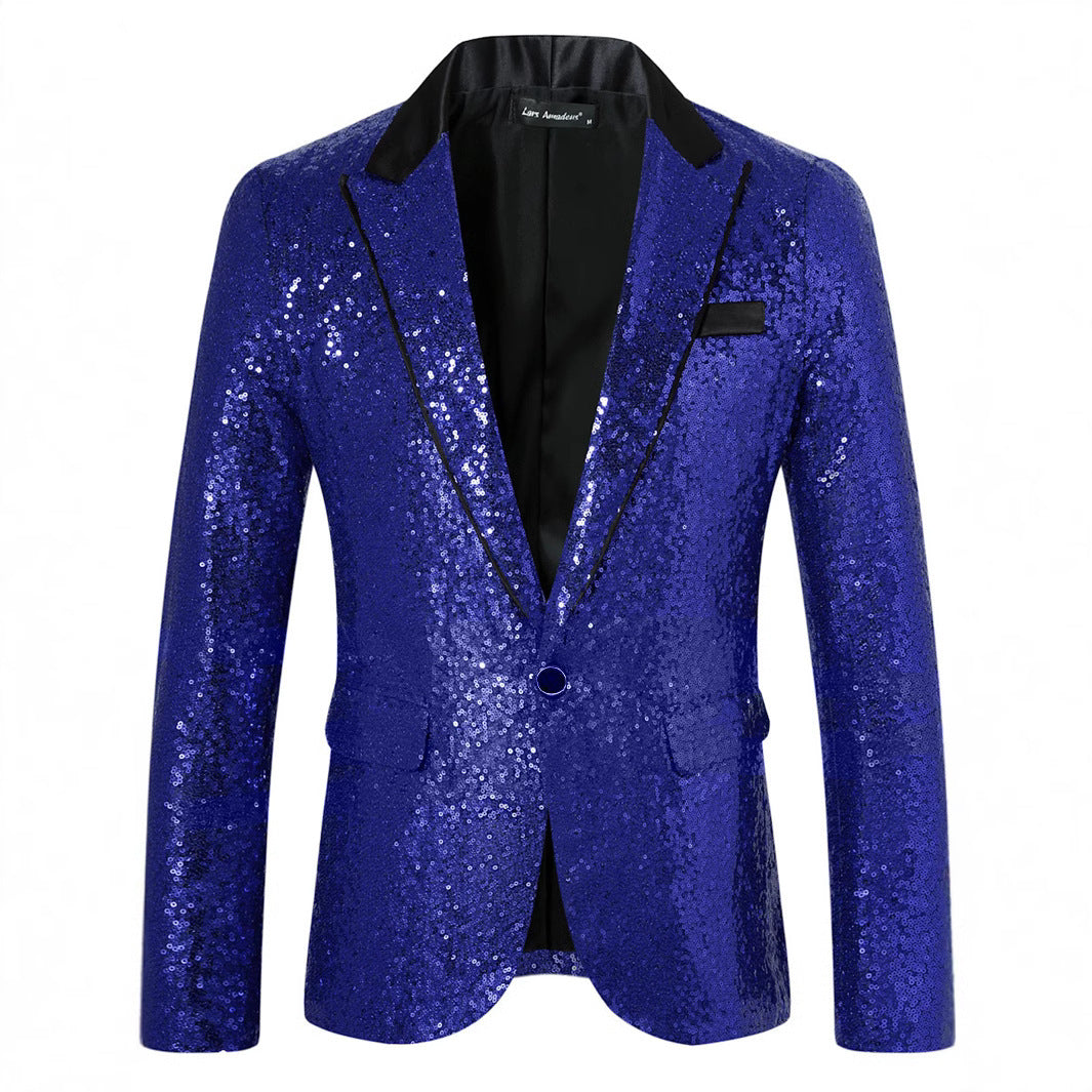 Man Blazer sequins glamour Lune London