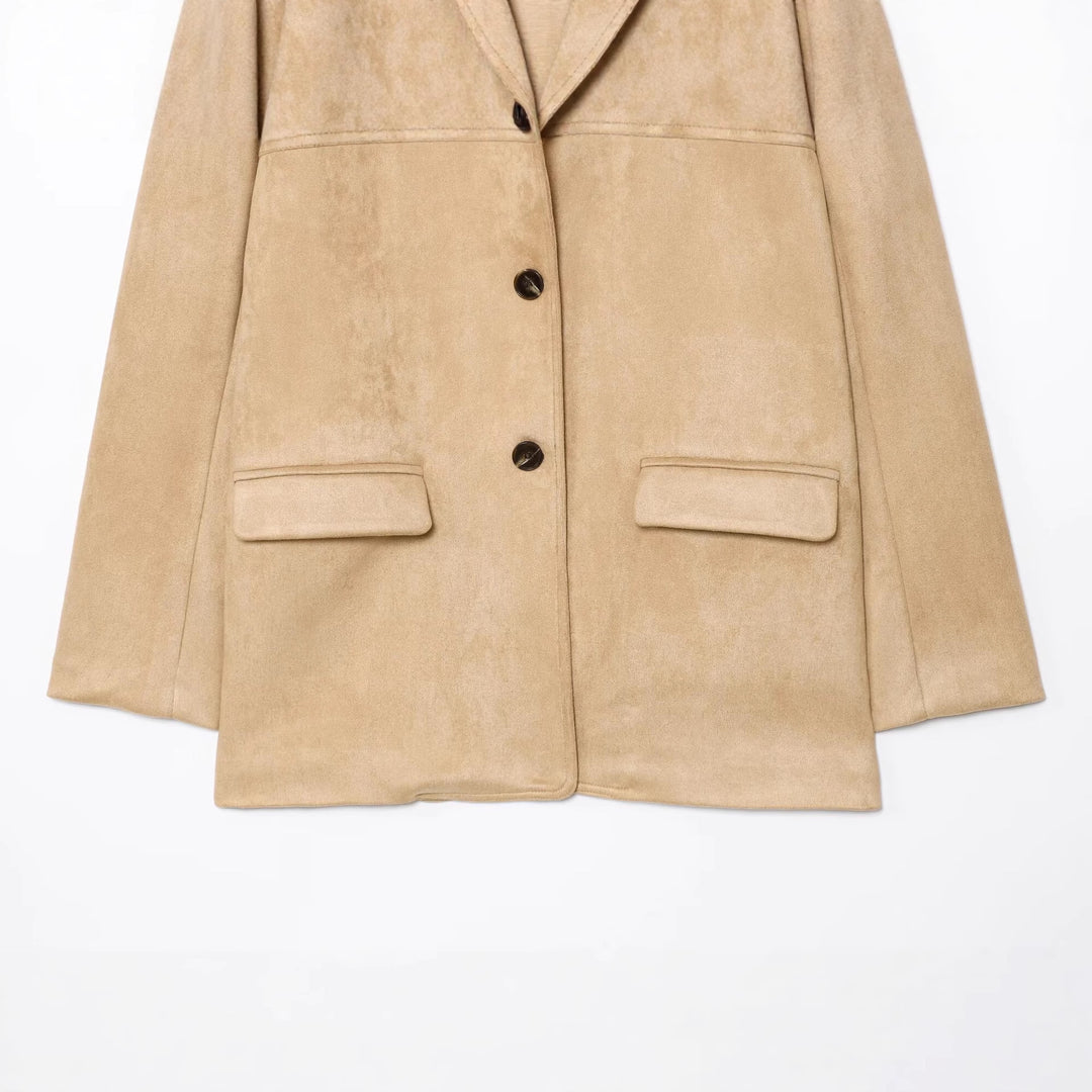 Ladies elegant faux leather jacket Lune London