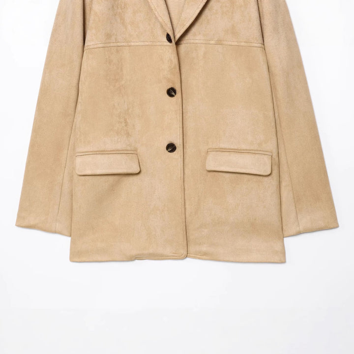 Ladies elegant faux leather jacket Lune London