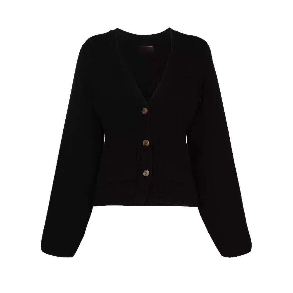 Cardigan pour femmes avec décolleté en V profond et poches Chic & Stil