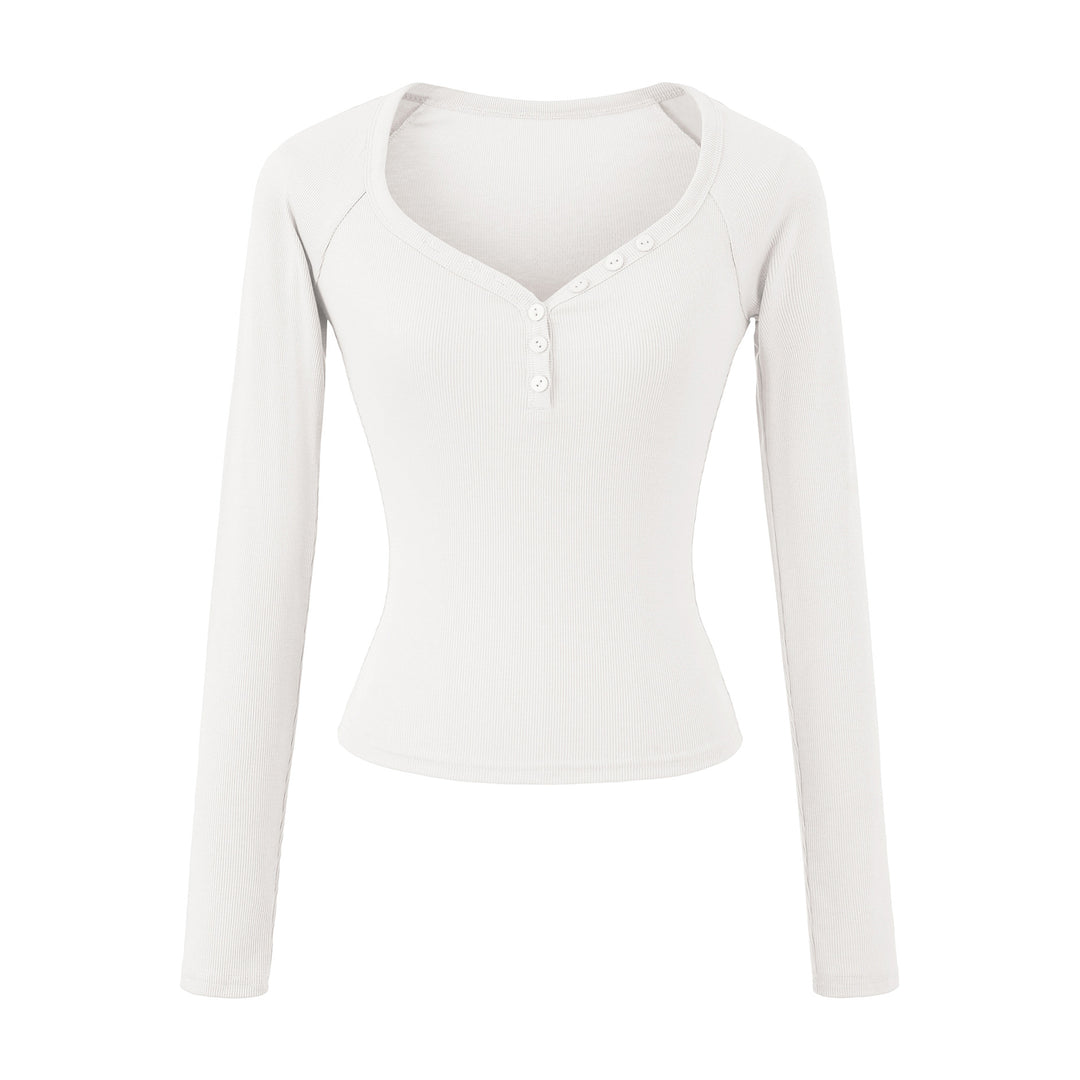 Long sleeve women's blouse with elegant button closure Lune London