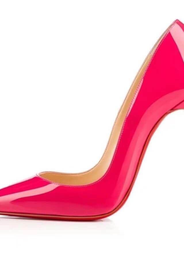 Lune London | Pointed Tapered 1Red Floor Shoes