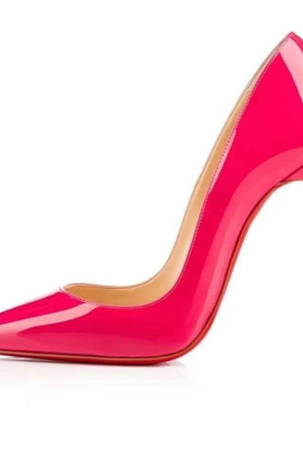 Lune London | Pointed Tapered 1Red Floor Shoes