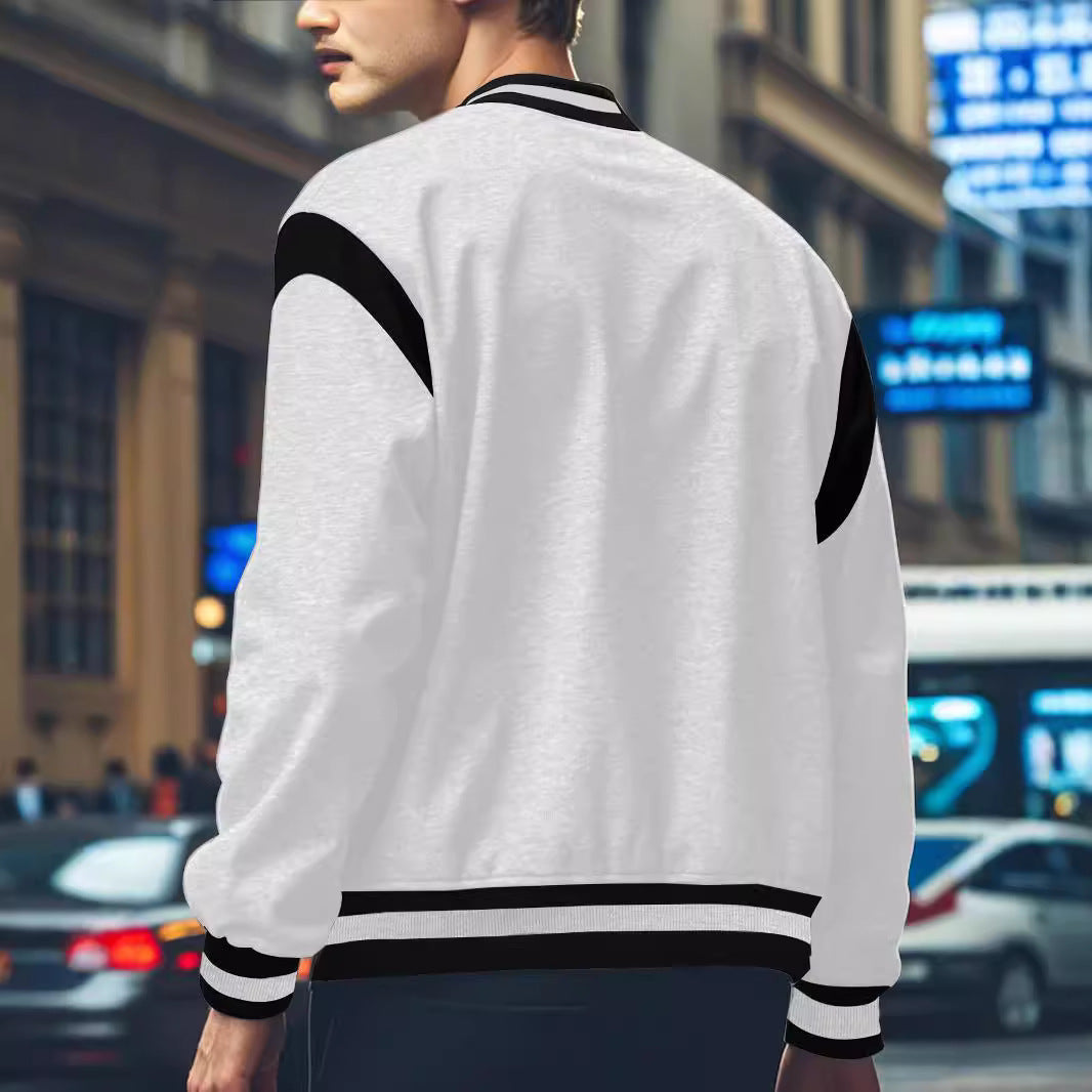 Stylish bomber jacket for men with contrasting details Lune London