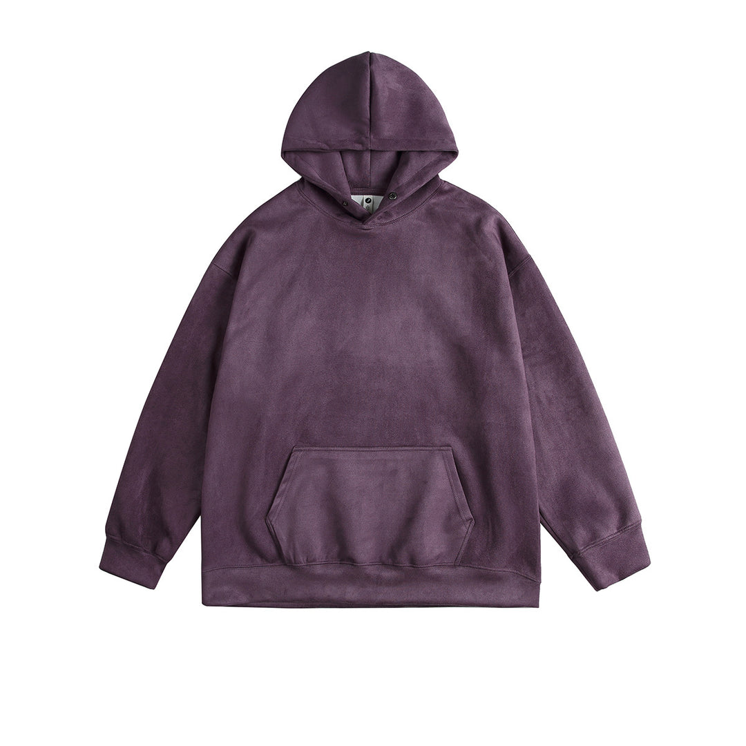 Men's casual hoodie made of high-quality cotton blend with practical kangaroo pocket Lune London