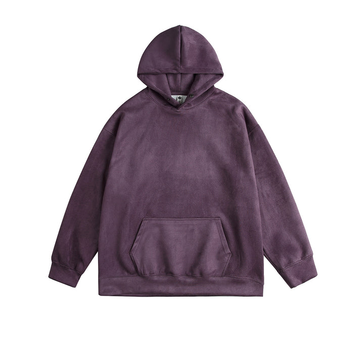 Men's casual hoodie made of high-quality cotton blend with practical kangaroo pocket Lune London