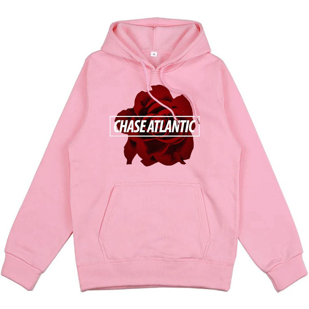 Women's hoodie with romantic rose design Chic & Stil