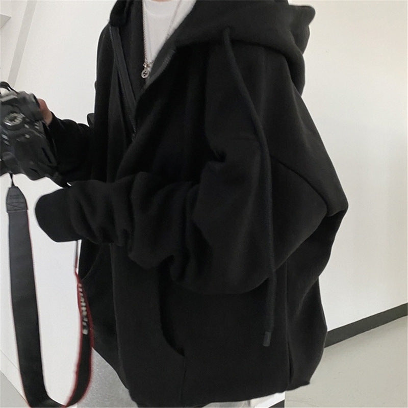 Ladies Oversized Hoodie Jacket Made Of Soft Fleece with Kangaroo Pocket Lune London