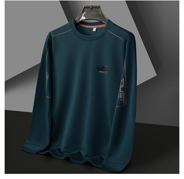 Men's sweatshirt with innovative breathable technology and a sporty chic design
