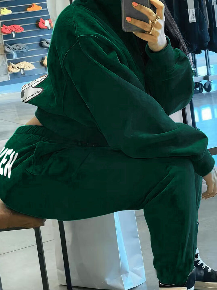 Ladies' hoodie set with unique bear pattern Lune London