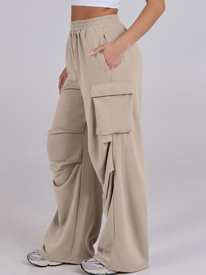 Ladies Comfortable and Casual Cargo Pants Lune London