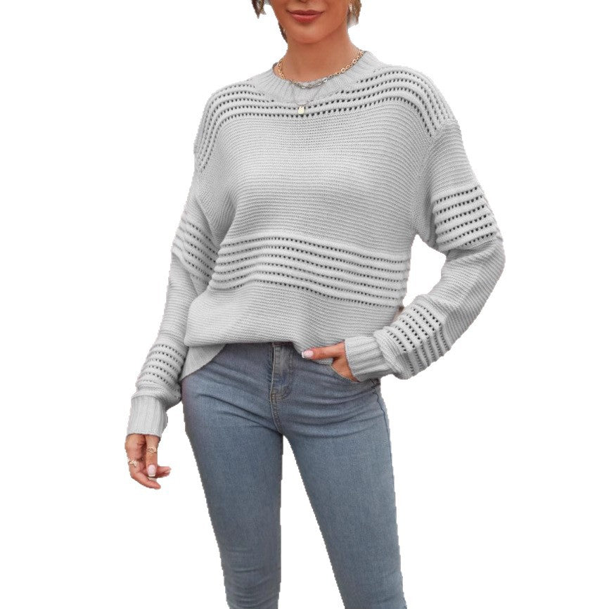 Fine knit pullover for ladies with an airy texture Lune London