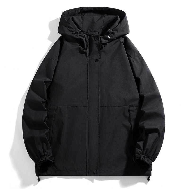 Men's waterproof transition jacket with adjustable hood and practical pockets Lune London