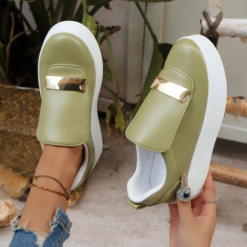 Ladies Slip-On Sneakers Stylish Lune London