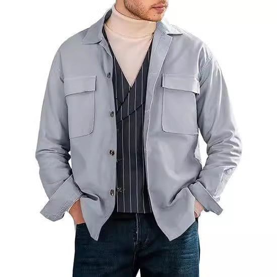 Casual utility jacket for men with practical pockets and modern cut Lune London