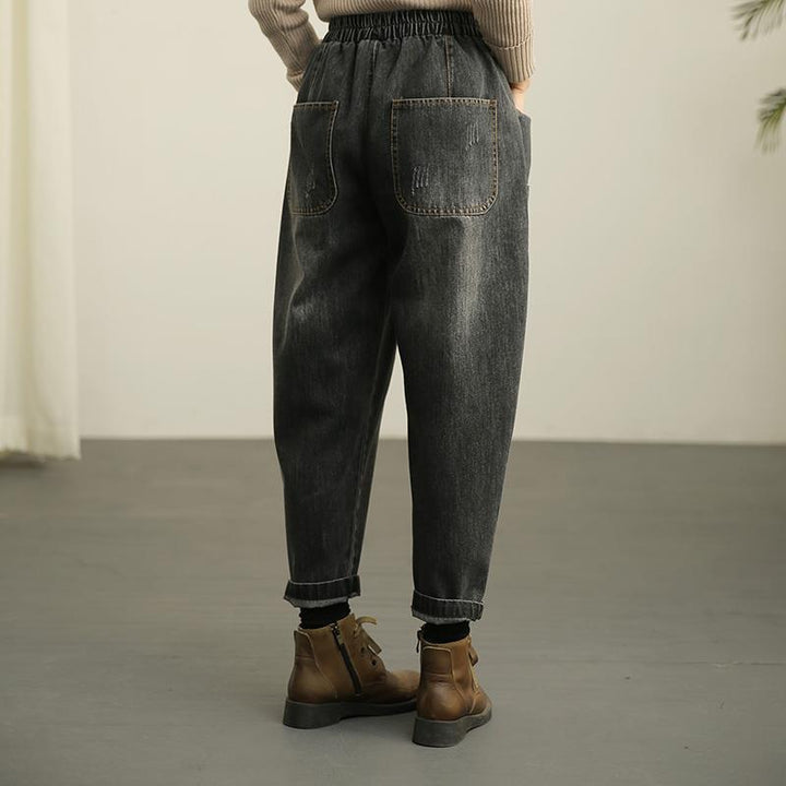 Casual jeans pants for women with deep pockets Lune London