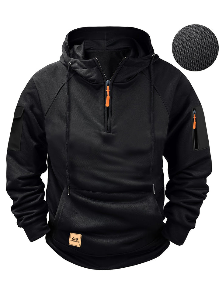 Men's sporty chic hoodie sweatshirt