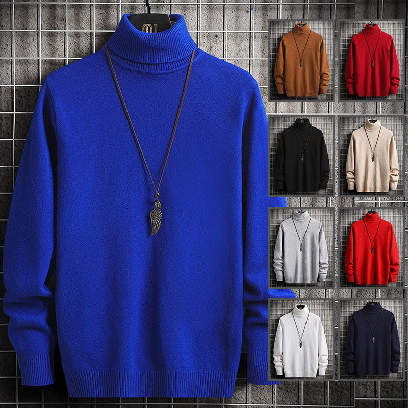 Men's Elegant High-Quality Knit Turtleneck Pullover Lune London