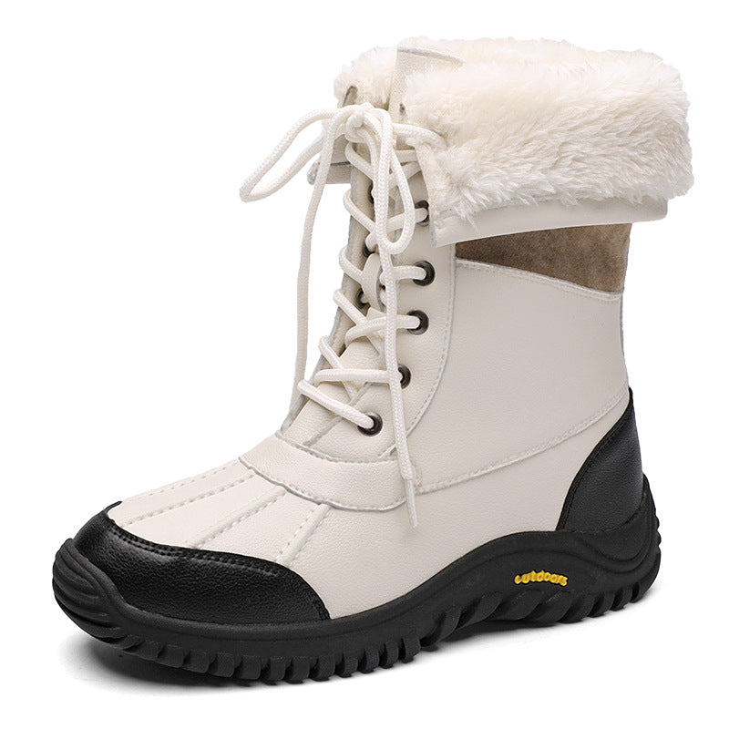 Women's winter boots with insulating lining and anti-slip rubber sole Lune London