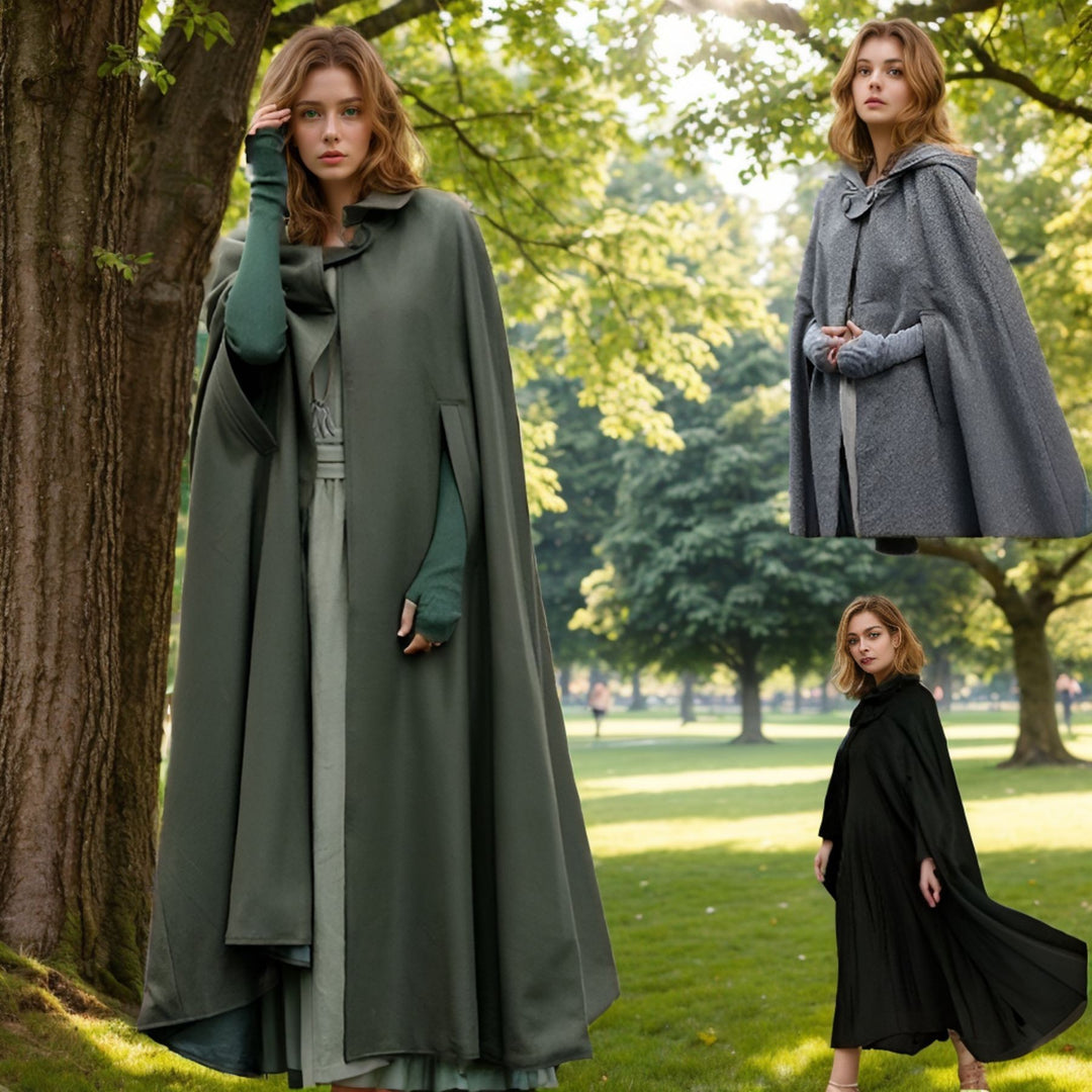 Lady hooded coat with elegant cut Lune London