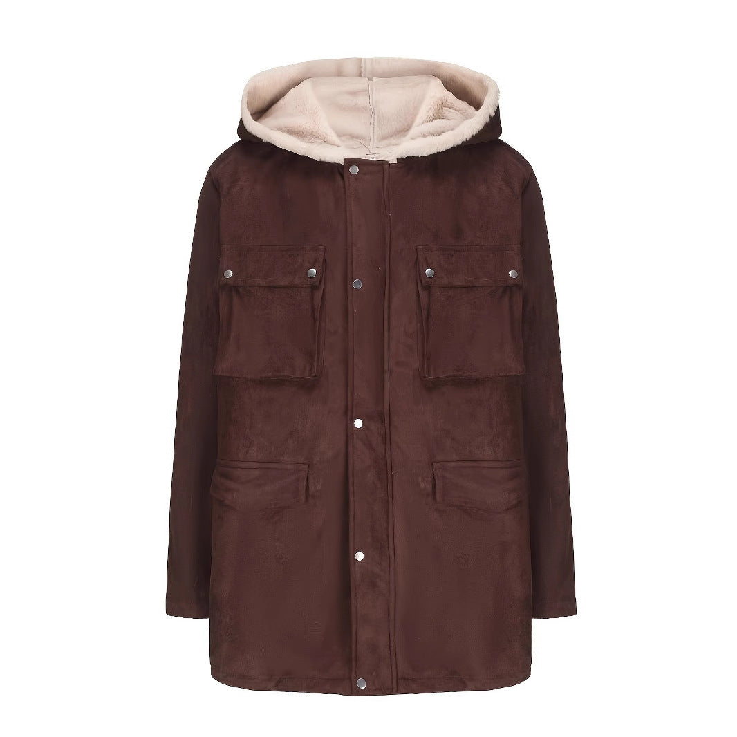 Lune London Women's Wrap Jacket with Cozy Lining