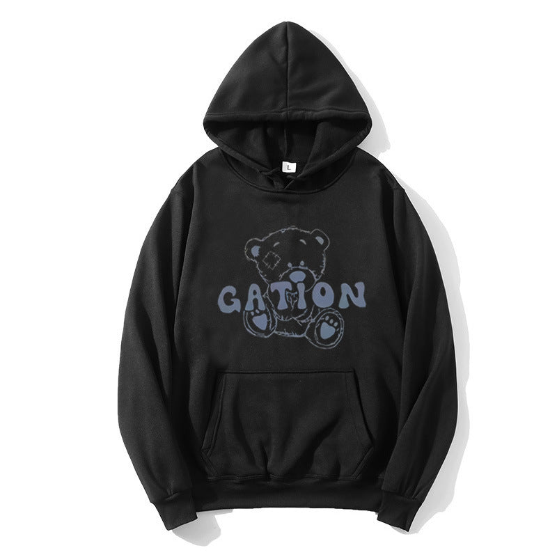 Women's hoodie with cute bear motif Chic & Stil